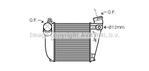 AVA QUALITY COOLING Интеркулер AI4354